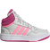 Adidas Kid's Hoops Mid - Grey One/Beam Pink/Team Real Magenta