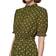 Tommy Hilfiger Women's Polka Dot Mock Neck Dress - Dark Olive/Bisque