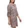 Tommy Hilfiger Printed Tie-Neck Shift Dress - Sky Captain/Sand