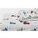 Eddie Bauer Winter Outing Bed Sheet White, Blue (243.84x205.74cm)