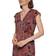 Tommy Hilfiger Women's Paisley Flutter-Sleeve Dress - Sky Captain/Samba