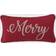 Levtex Home Yuletide Merry Complete Decoration Pillows Red (60.96x30.48cm)