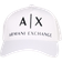 Armani Exchange Logo Baseball Cap - Bianco White