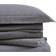 Brooklyn Loom Classic Cotton Bed Sheet Grey (259.08x228.6cm)