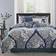 Madison Park Vienna Bed Linen Blue (228.6x228.6cm)
