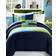 Mi Zone Pipeline Bedspread Blue (228.6x218.44)