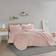 Intelligent Design Malea Shaggy Fur Duvet Cover Pink (228.6x167.64)