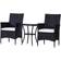 OutSunny 841-094 Ensemble de Bistrot, 1 Table incluse 2 Chaises