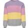 Only Kid's Knitted Striped Pullover - Purple/Viola