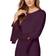 Calvin Klein Chiffon Bell Sleeve Sheath Dress - Aubergine