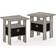 Furinno Andrey Bedside Table 40x40cm 2pcs