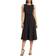 Calvin Klein Color Block Belted Midi Dress - Black