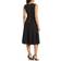 Calvin Klein Color Block Belted Midi Dress - Black