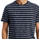 INC International Concepts Striped Slub T-shirt - Basic Navy