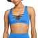 NIKE Sneakerkini Scoop Neck Bikini Top - Pacific Blue/Black