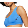 NIKE Sneakerkini Scoop Neck Bikini Top - Pacific Blue/Black