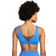 NIKE Sneakerkini Scoop Neck Bikini Top - Pacific Blue/Black