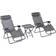 OutSunny 84B-271CG - Light Grey Reclining Chair