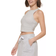 Calvin Klein Performance Racerback Crop Top - Stratus Heather