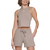 Calvin Klein Performance Racerback Crop Top - Moonrock