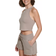 Calvin Klein Performance Racerback Crop Top - Moonrock