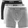 HUGO BOSS Power Boxer Briefs 3-pack - White/Grey/Black