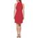 Vince Camuto Bow-Neck Halter Dress - Raspberry