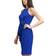 Vince Camuto Halter Bodycon Dress - Cobalt