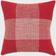 Rizzy Home Woven Complete Decoration Pillows White, Red (50.8x50.8cm)