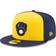 New Era Milwaukee Brewers Alternate Authentic Collection On-Field 59Fifty Fitted Hat Men - Navy/Yellow