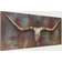 Empire Art Direct Long Horn Metal Wall Art Wall Decor 48x20"