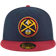 New Era Denver Nuggets 2-Tone 59Fifty Fitted Hat Men - Navy/Red