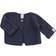 Petit Bateau Knitted Ribbed Cardigan - Smoking Blue (5314801)