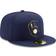 New Era Milwaukee Brewers Home Authentic Collection On-Field 59Fifty Fitted Hat Men - Navy