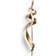 Jane Kønig Ringlet Left Earring - Gold