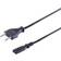 Shiverpeaks Euro Stromkabel C7 1,5m Black