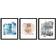 Furniturebox 3 Tablouri Decorative Tavla 112x51cm 3st