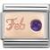 Nomination Composable Classic February Charm - Silver/Rose Gold/Amethyst