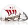Målerås Mini Vikingaskepp Prydnadsfigur 5cm
