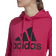 Adidas Women's Loungewear Essentials Logo Fleece Hoodie - Team Real Magenta/Black