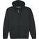 Fruit of the Loom Eversoft Fleece Full Zip Hoodie Sweatshirt Unisex - Black Heather