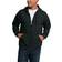 Fruit of the Loom Eversoft Fleece Full Zip Hoodie Sweatshirt Unisex - Black Heather