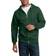 Fruit of the Loom Eversoft Fleece Full Zip Hoodie Sweatshirt Unisex - Green