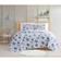 Cottage Classics Estate Bloom Quilts Blue (228.6x172.72cm)