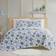 Cottage Classics Estate Bloom Quilts Blue (228.6x228.6cm)