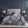 Madison Park Vienna Duvet Cover Blue (228.6x228.6)