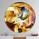 Design Art Way of Inner Paint Oversized Modern Wall Clock Wall Clock 23"