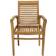 Sunnydaze Traditional Slat Style Garden Dining Chair