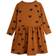 Mini Rodini Basic Heart Dress - Brown