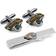 Cufflinks Inc Jacksonville Jaguars Cufflinks & Tie Bar - Silver/Multicolour